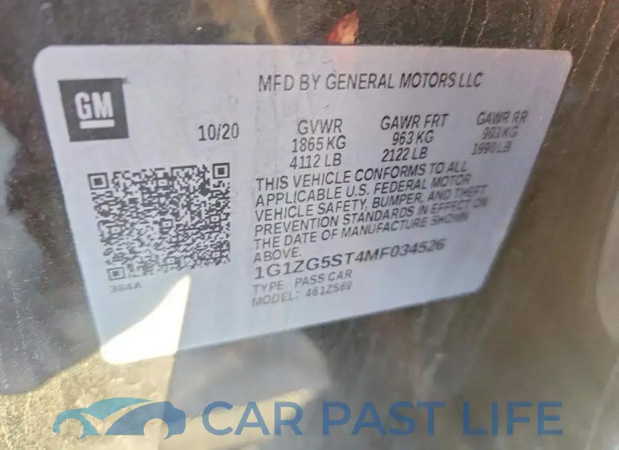 1G1ZG5ST4MF034526# 12