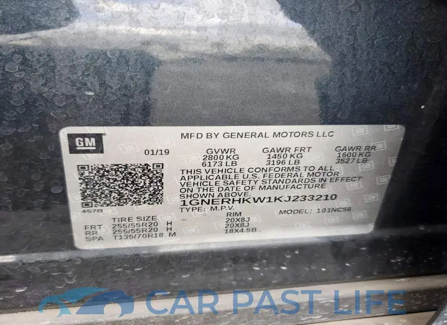 1GNERHKW1KJ233210# 13