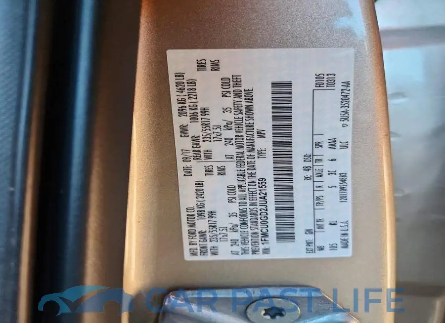 1FMCU0GD2JUA21559# 14
