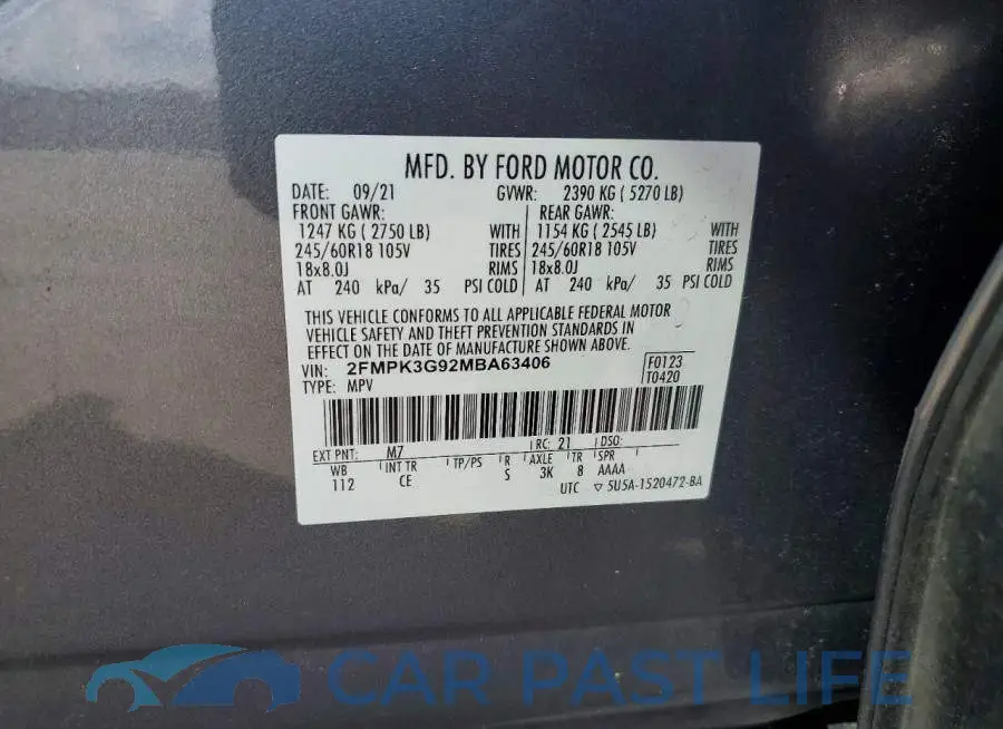 2FMPK3G92MBA63406# 13