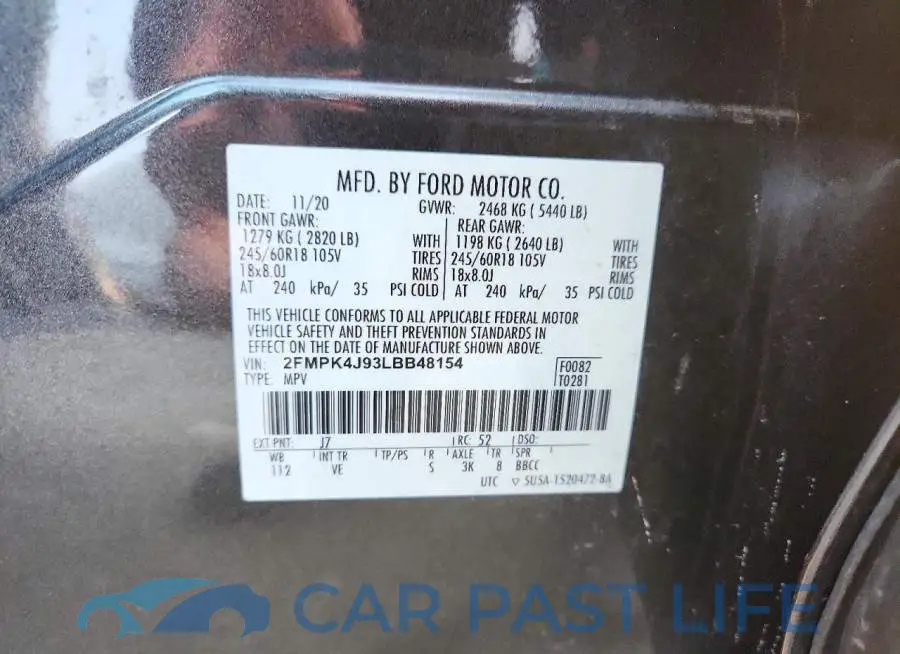 2FMPK4J93LBB48154# 13