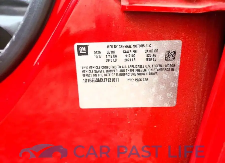 1G1BE5SMXJ7131011# 12