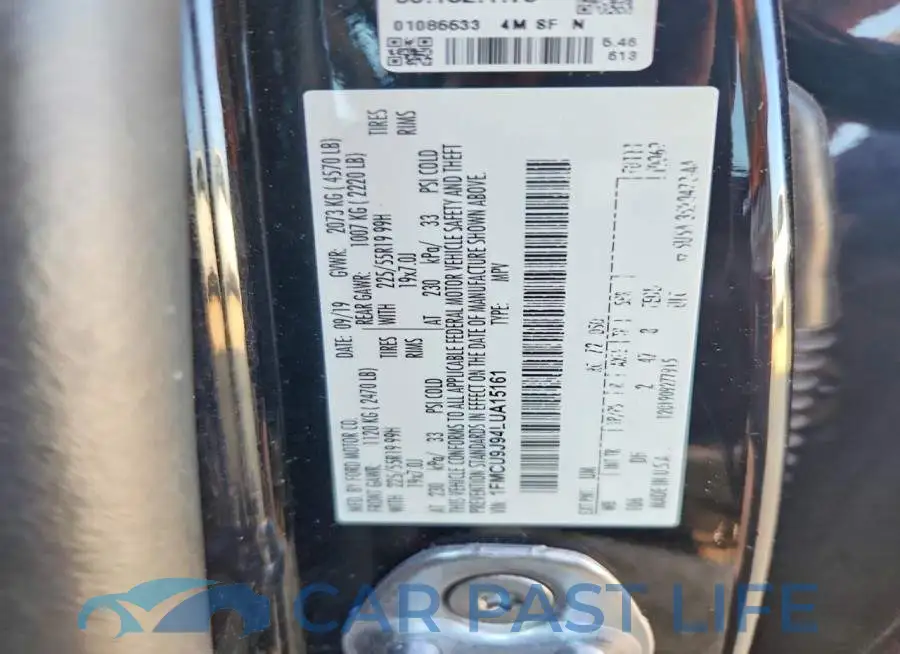 1FMCU9J94LUA15161# 13