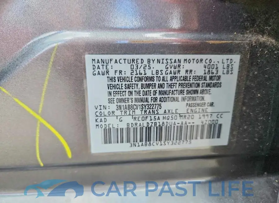 3N1AB8CV1SY322775# 12