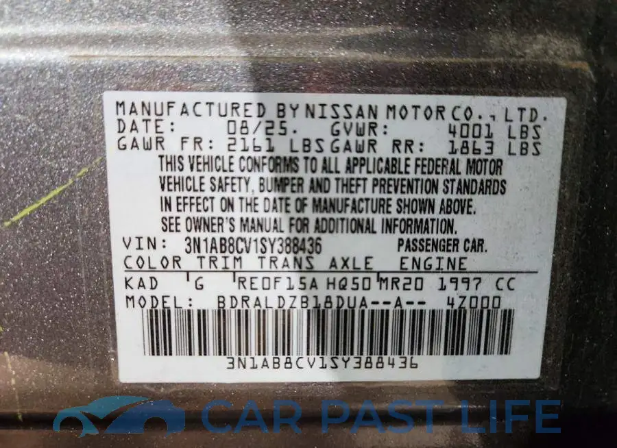 3N1AB8CV1SY388436# 13