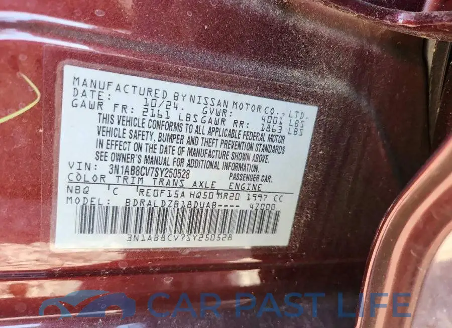 3N1AB8CV7SY250528# 12
