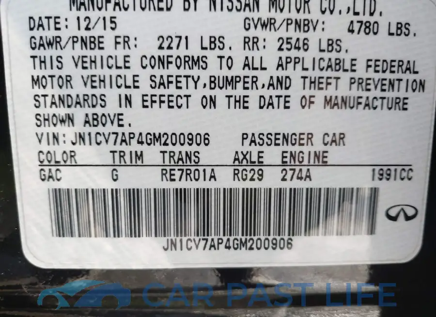 JN1CV7AP4GM200906# 9