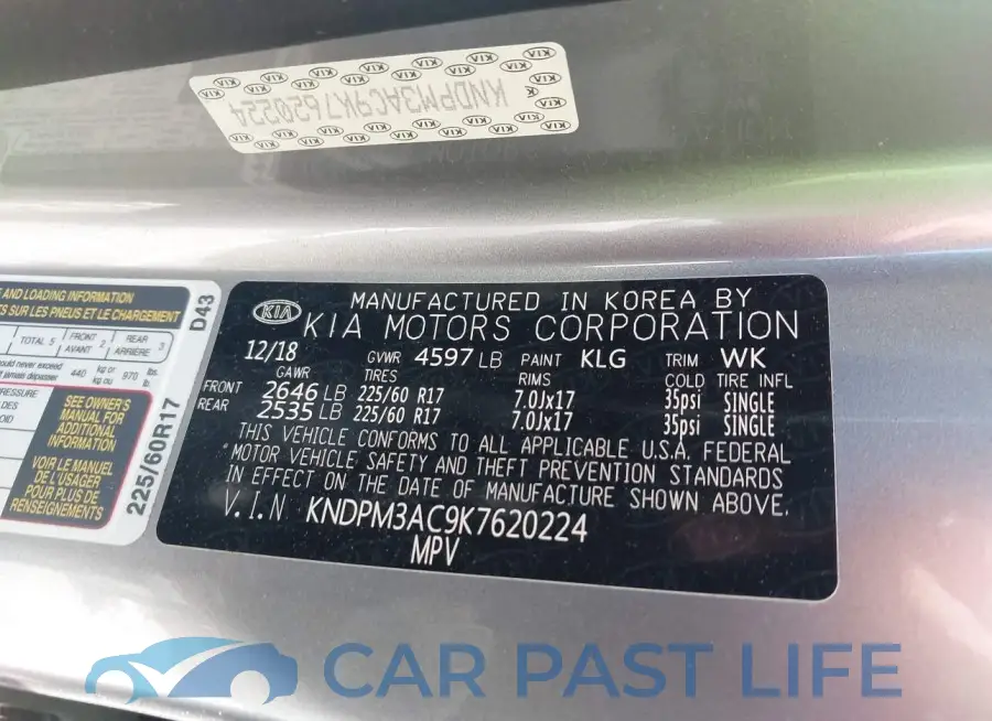 KNDPM3AC9K7620224# 9
