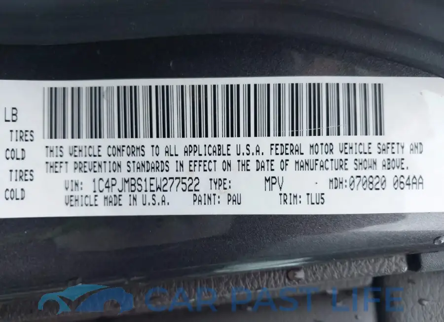 1C4PJMBS1EW277522# 9