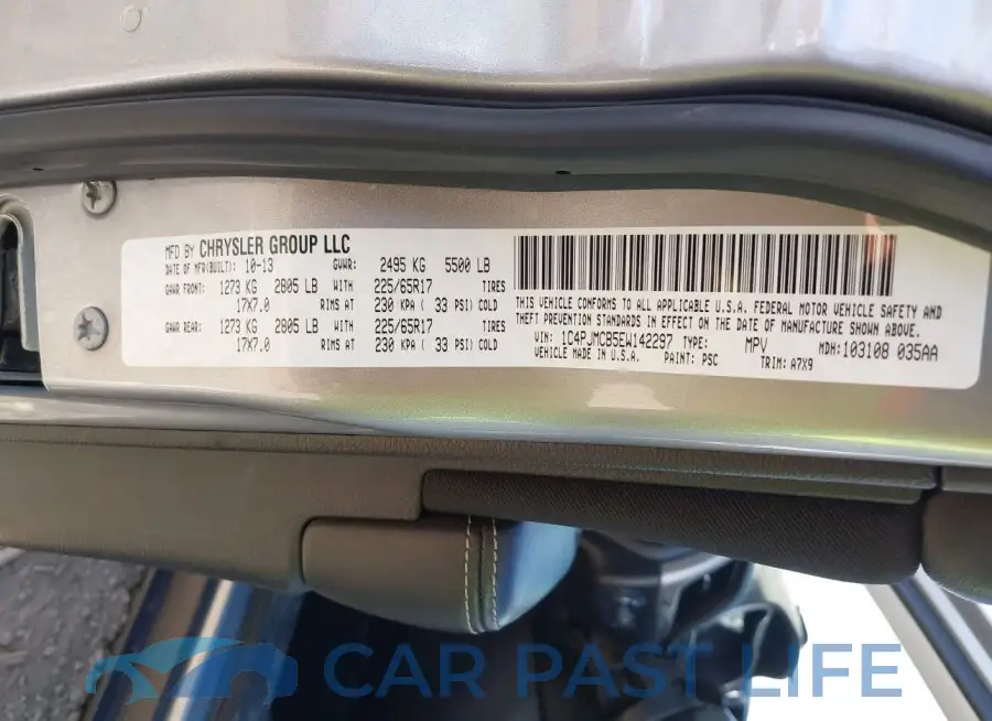 1C4PJMCB5EW142297# 9