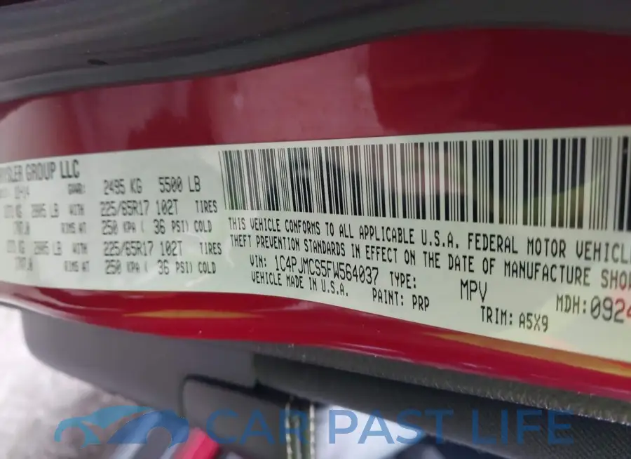 1C4PJMCS5FW564037# 9