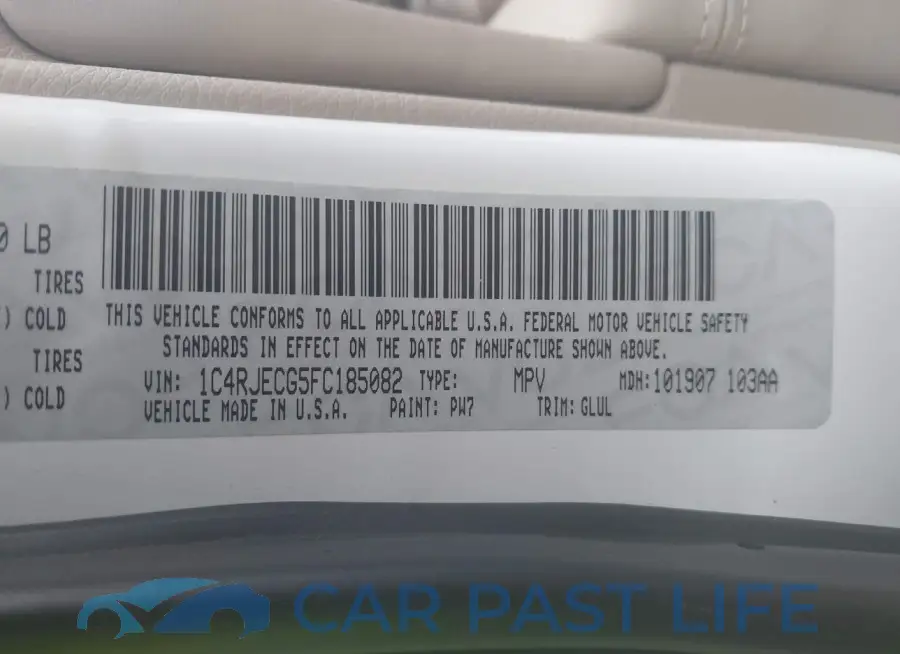 1C4RJECG5FC185082# 9