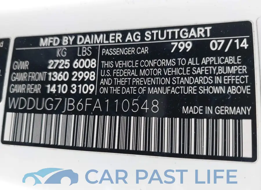 WDDUG7JB6FA110548# 9