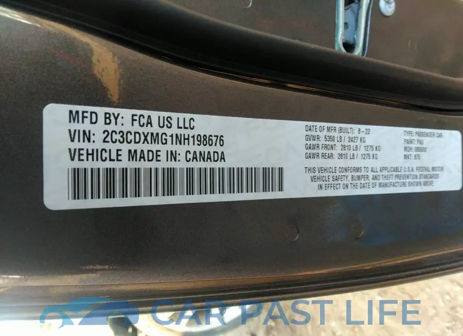 2C3CDXMG1NH198676# 9