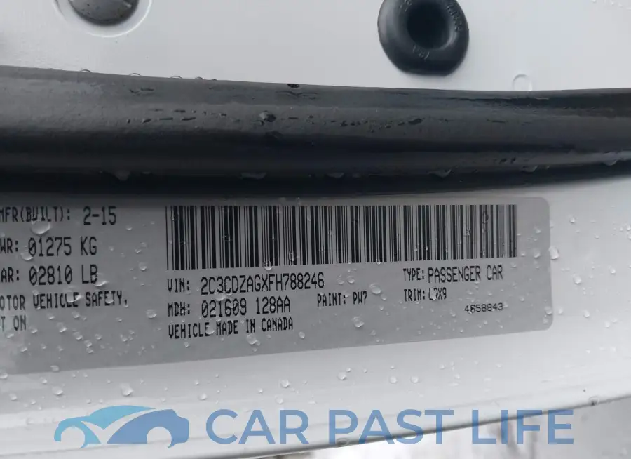 2C3CDZAGXFH788246# 9