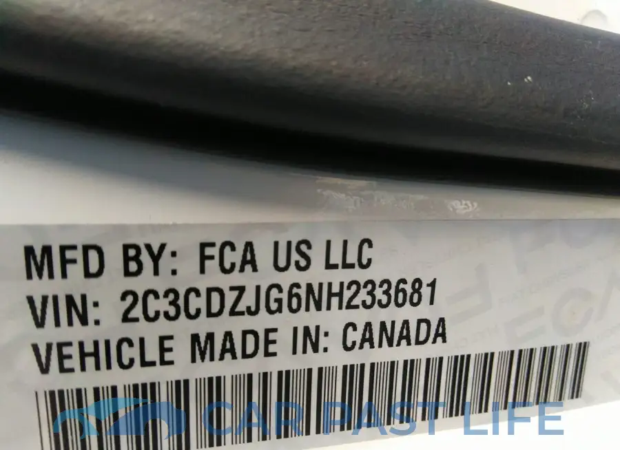 2C3CDZJG6NH233681# 9