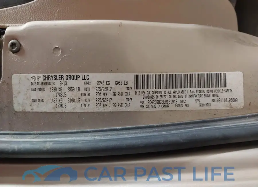 2C4RDGBG8ER161949# 9