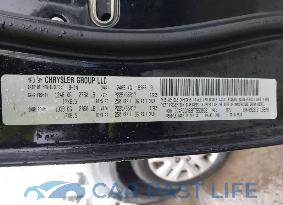 3C4PDCAB2FT553832# 9