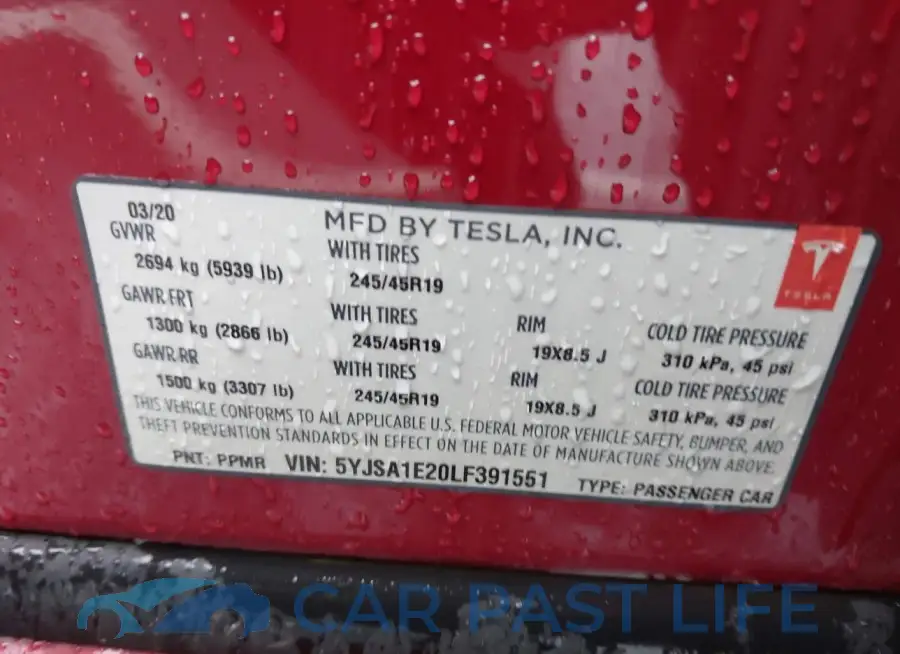 5YJSA1E20LF391551# 9