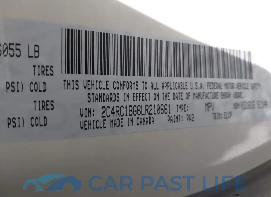 2C4RC1BG6LR210661# 9