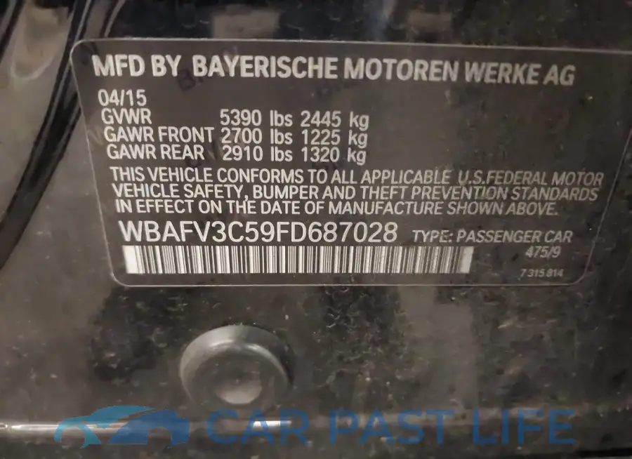 WBAFV3C59FD687028# 9