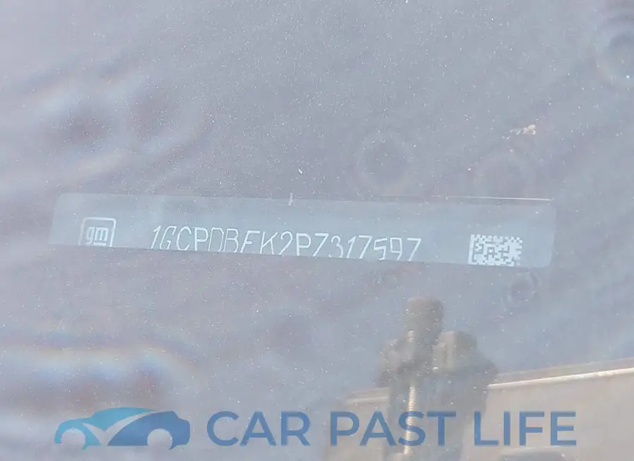 1GCPDBEK2PZ317597# 9