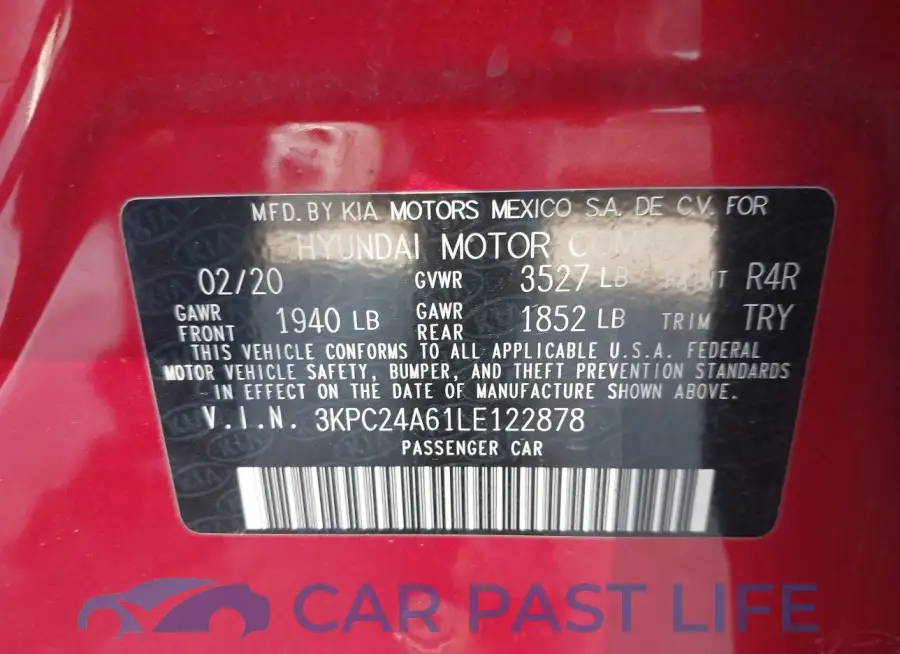 3KPC24A61LE122878# 9