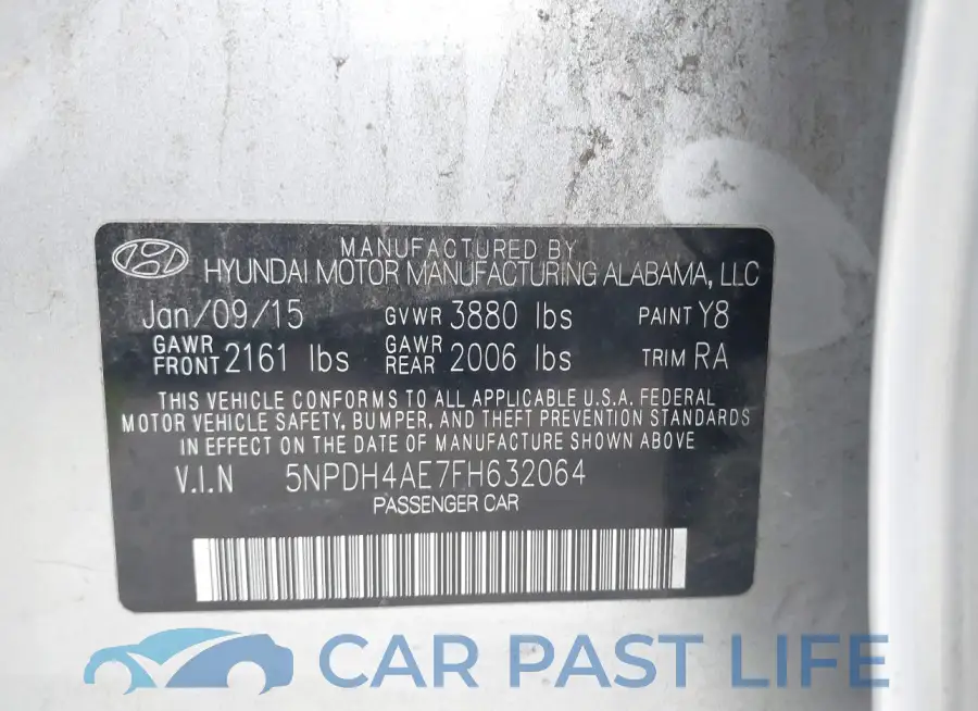 5NPDH4AE7FH632064# 9