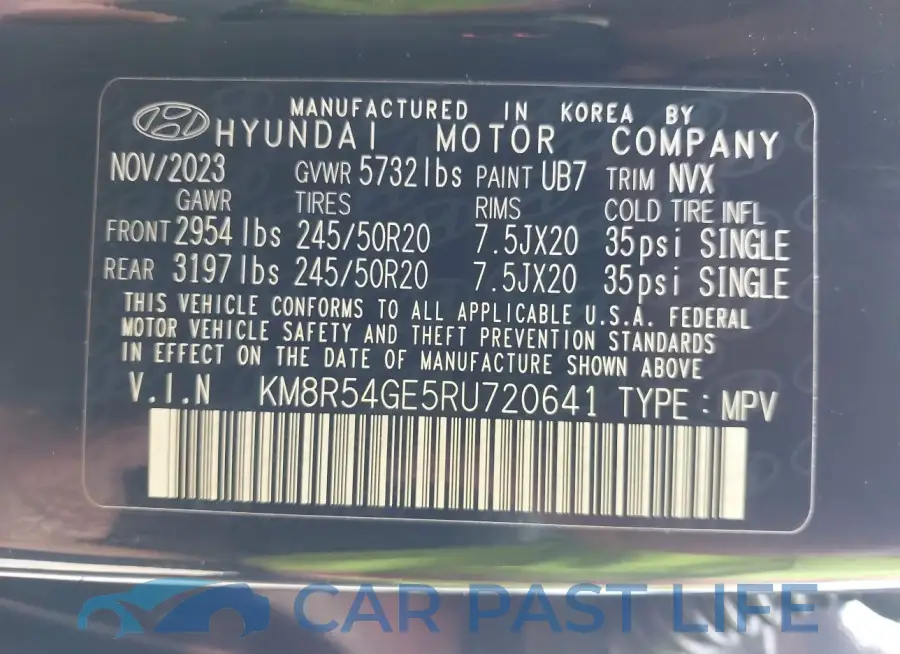 KM8R54GE5RU720641# 9