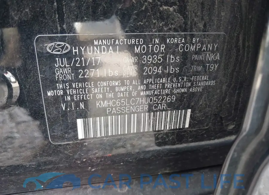 KMHC65LC7HU052269# 9