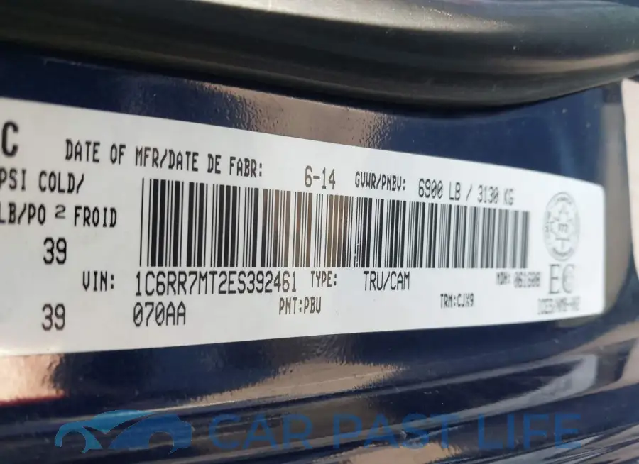 1C6RR7MT2ES392461# 9