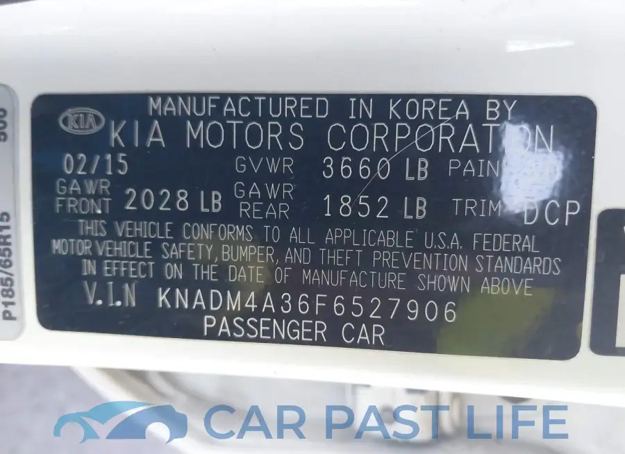 KNADM4A36F6527906# 9
