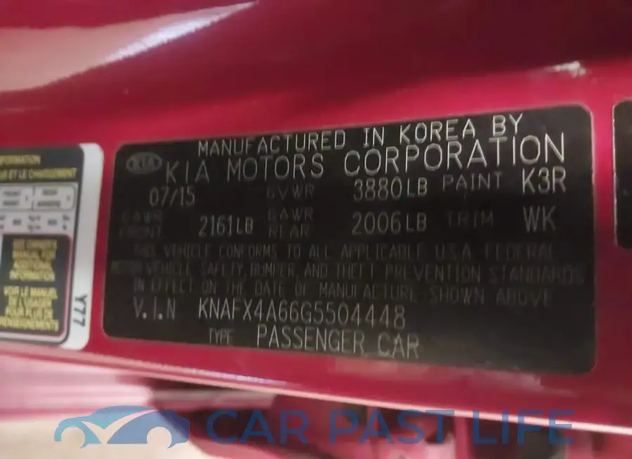KNAFX4A66G5504448# 9