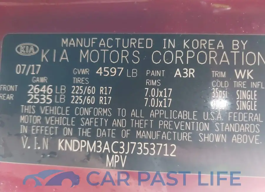 KNDPM3AC3J7353712# 9