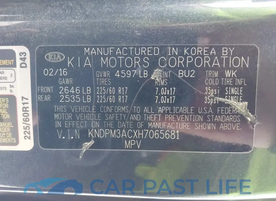 KNDPM3ACXH7065681# 9