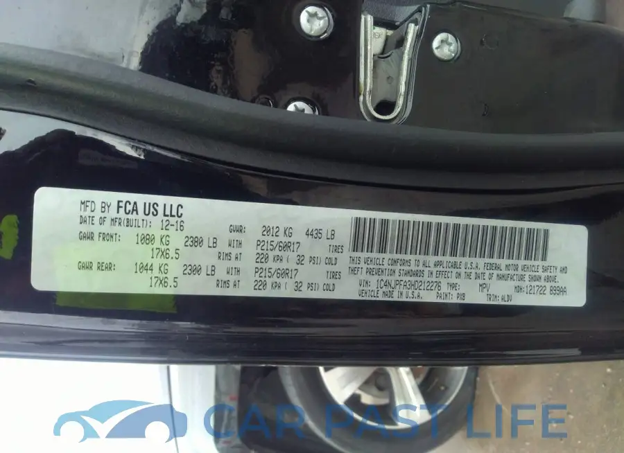1C4NJPFA3HD212276# 9