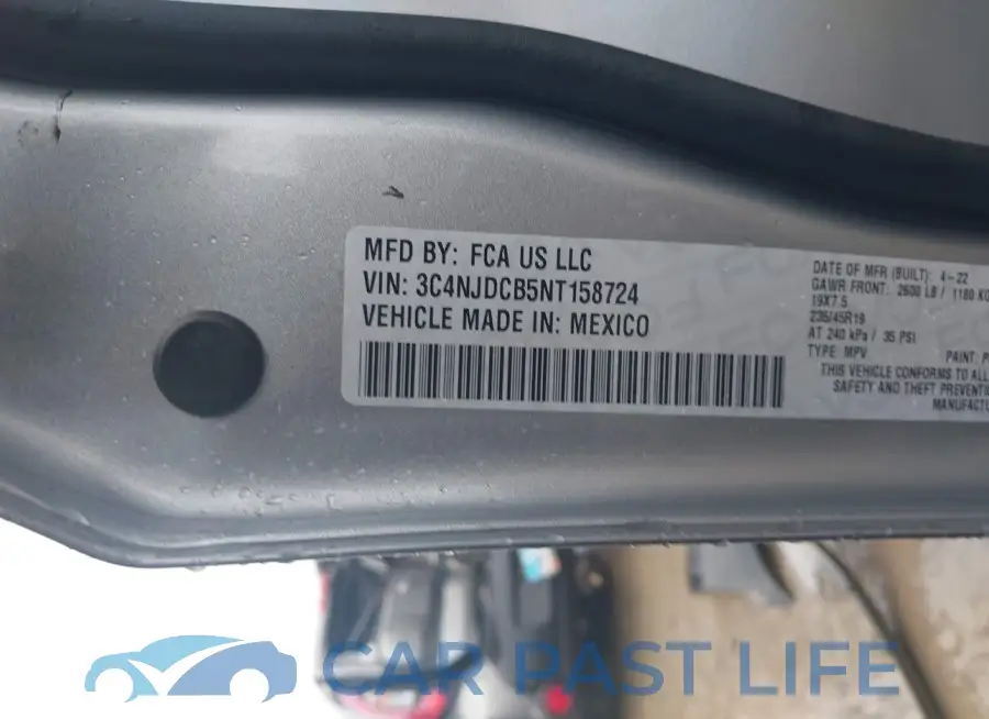 3C4NJDCB5NT158724# 9