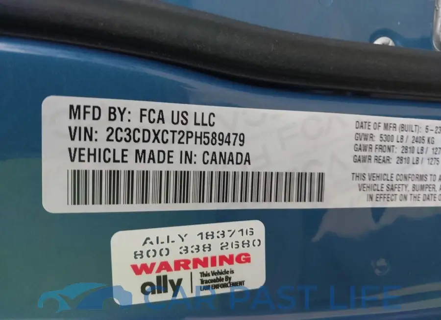 2C3CDXCT2PH589479# 9