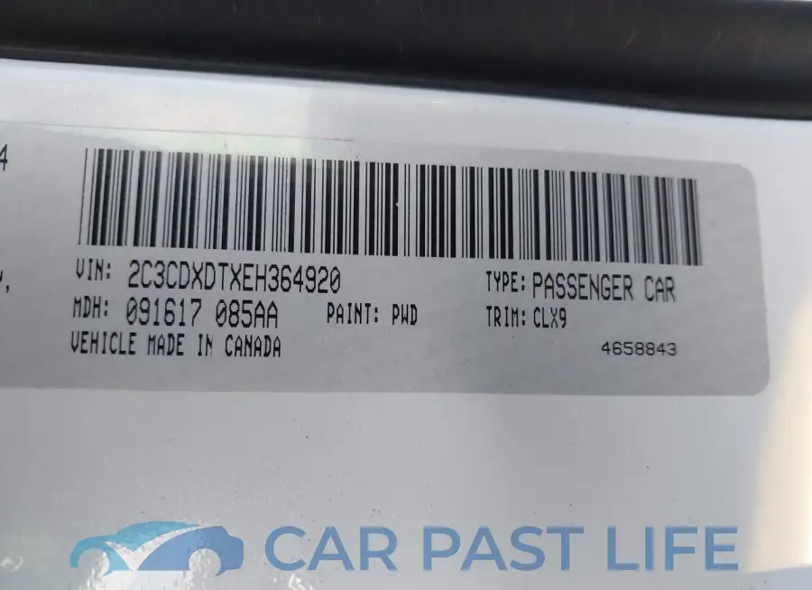 2C3CDXDTXEH364920# 9