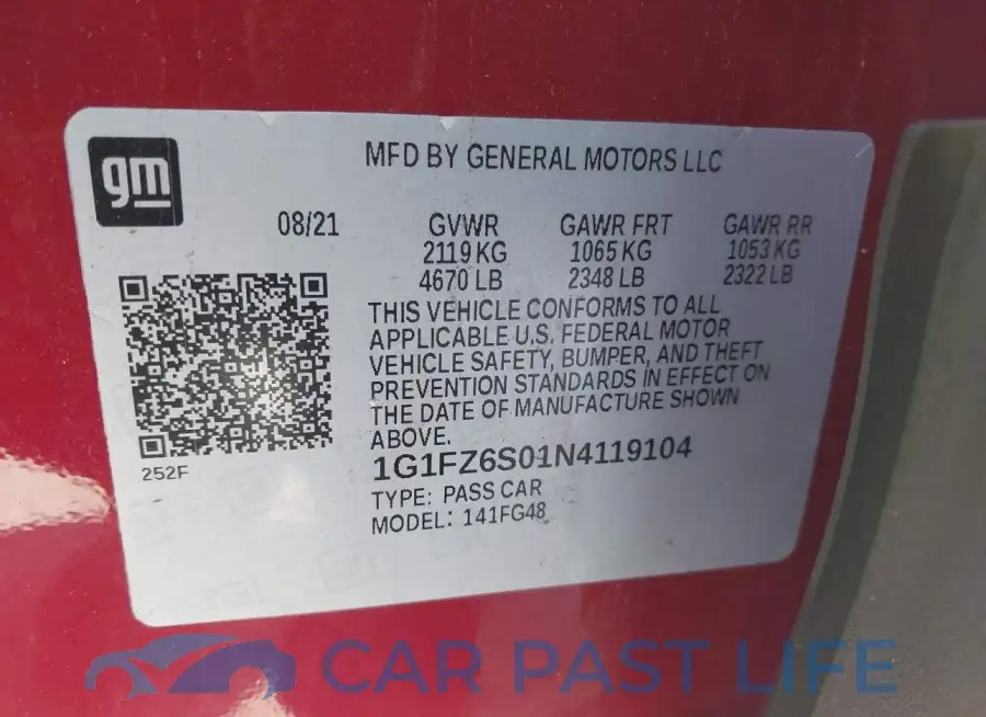 1G1FZ6S01N4119104# 9