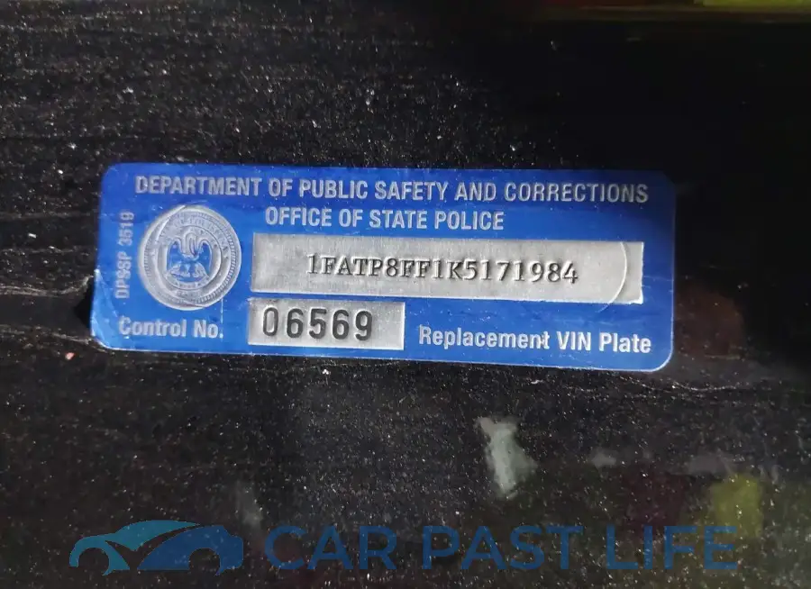 1FATP8FF1K5171984# 9