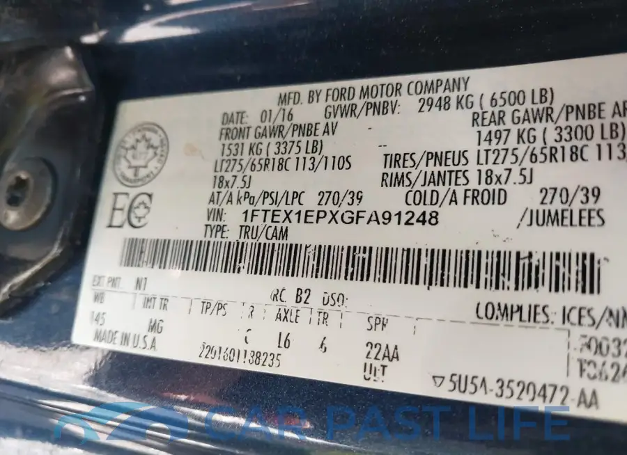 1FTEX1EPXGFA91248# 9