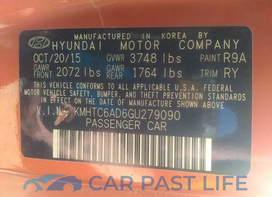 KMHTC6AD6GU279090# 9