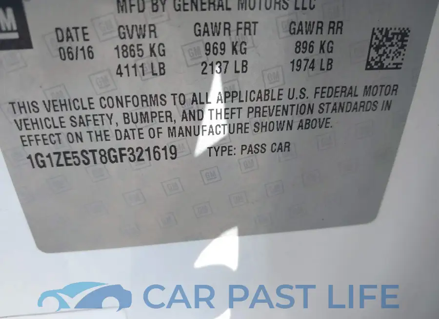 1G1ZE5ST8GF321619# 9