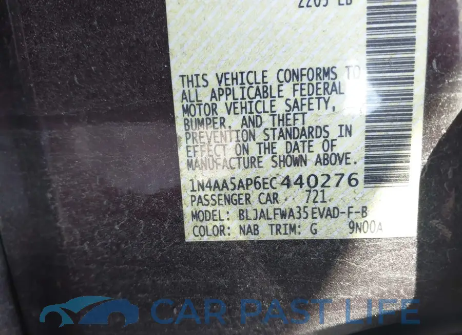 1N4AA5AP6EC440276# 9