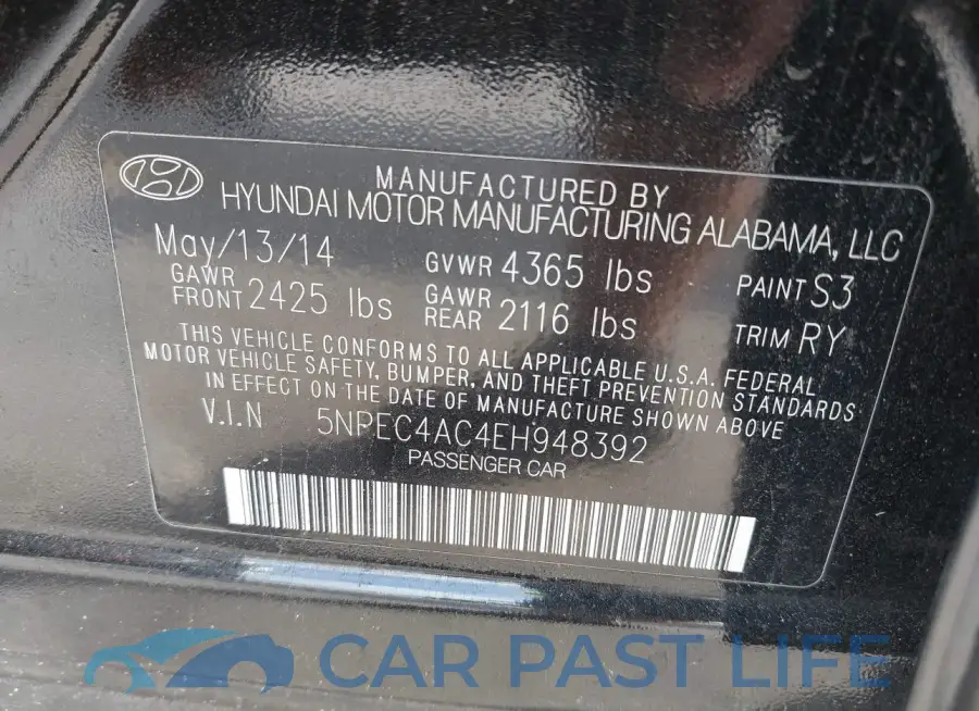 5NPEC4AC4EH948392# 9