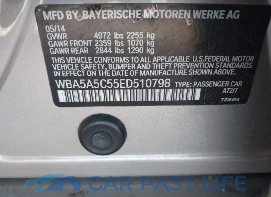 WBA5A5C55ED510798# 9