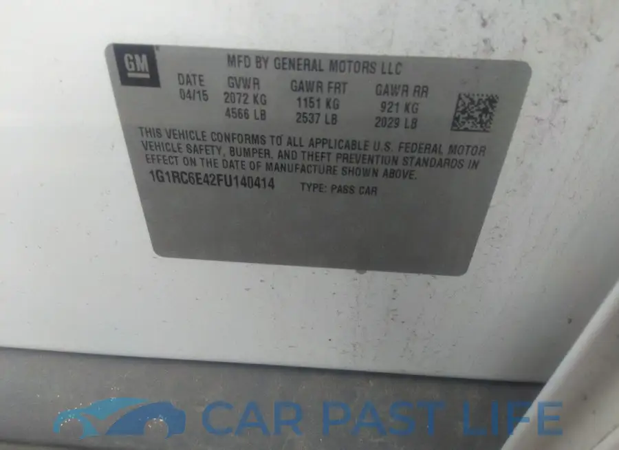 1G1RC6E42FU140414# 9