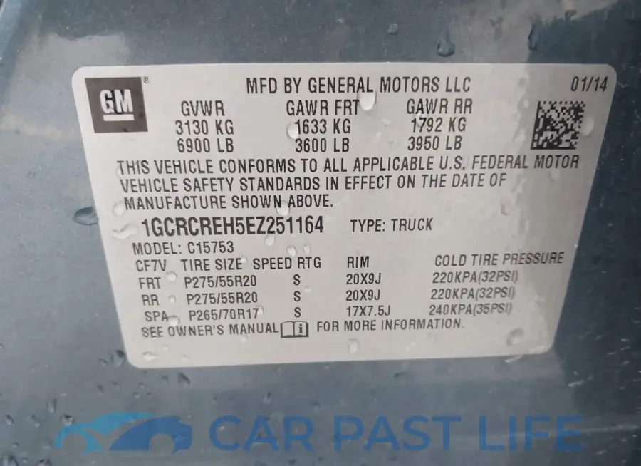 1GCRCREH5EZ251164# 9