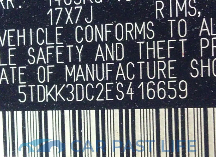 5TDKK3DC2ES416659# 9